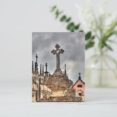 Graveyard Cross nah-up, Portugal Postkarte (Stehend Vorderseite)
