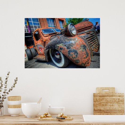 Graveyard Customs Rat Dodge Poster (Küche)