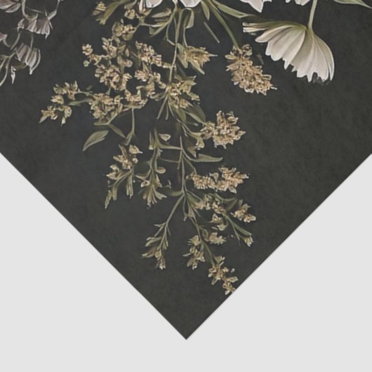 Graveyard Florals Seidenpapier (Detail)