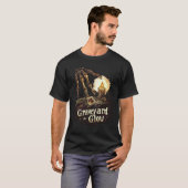 Graveyard Glow - Skeletton Halloween T-Shirt (Vorne ganz)