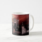 Graveyard-grimmiger Sensenmann Kaffeetasse (VorderseiteRechts)
