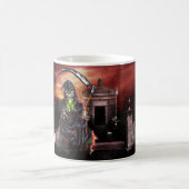 Graveyard-grimmiger Sensenmann Kaffeetasse (Mittel)