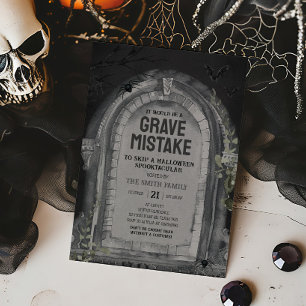 Graveyard-Halloween-Party Einladung