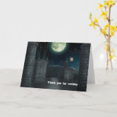 Graveyard-Halloween-Party Karte (Gelbe Blume)