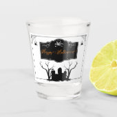 Graveyard Halloween Schnapsglas (Vorderseite)