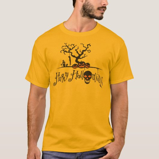 Graveyard Halloween-Shirt T-Shirt (Vorderseite)