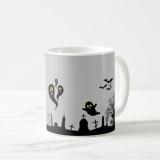 Graveyard Halloween-Tasse Kaffeetasse (VorderseiteRechts)