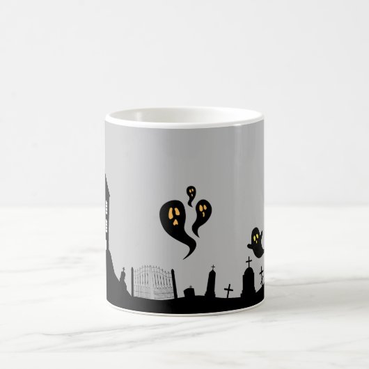Graveyard Halloween-Tasse Kaffeetasse (Mittel)