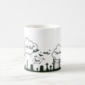 Graveyard Halloween-Tasse Kaffeetasse (Mittel)