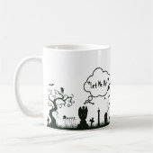 Graveyard Halloween-Tasse Kaffeetasse (Links)