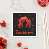 Graveyard Moon Halloween Serviette (Beispiel)