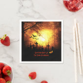 Graveyard-Party Halloween Serviette (Beispiel)