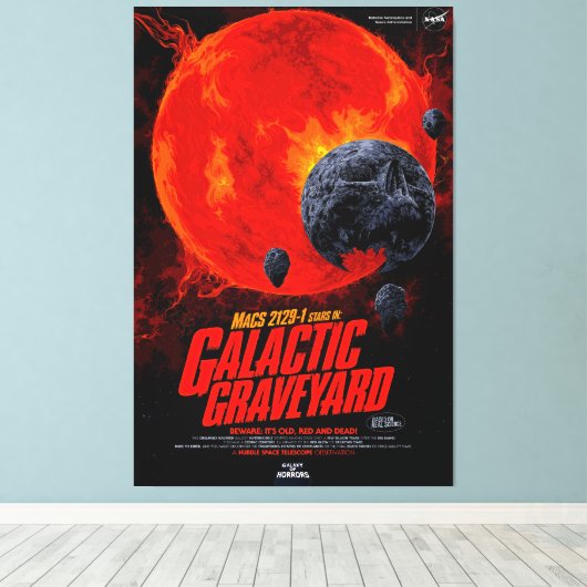 Graveyard Planet Leinwanddruck (Insitu (Holzboden))