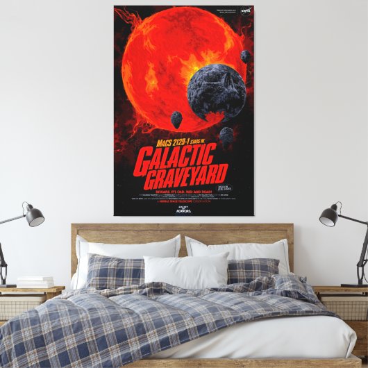 Graveyard Planet Leinwanddruck (Insitu (Schlafzimmer))