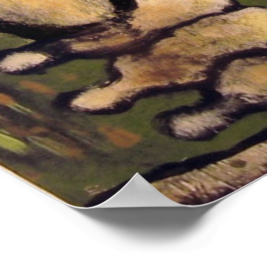 Graveyard Poet Poster von Angry Johnny (Ecke)