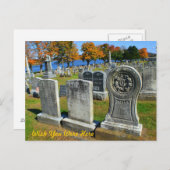 Graveyard Postkarte (Vorne/Hinten)