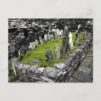 Graveyard Skellig Island Postkarte