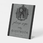 Graveyard Vows Black & Gray Gothbook Sign Sockelschild (Vorderseite)