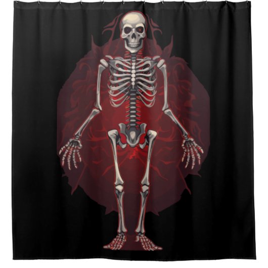 Graveyard Whispers Duschvorhang (Vorderseite)