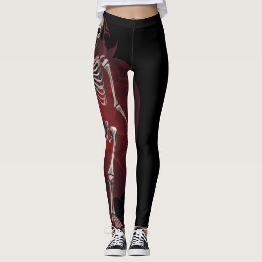 Graveyard Whispers Leggings (Vorderseite)