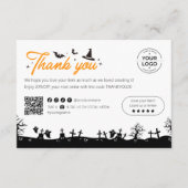 Graveyard Witchy & Wonderful Halloween Vielen Dank Dankeskarte (Vorderseite)