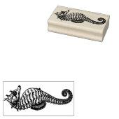 Gravieren von Seepferd Gummistempel (Stempel)