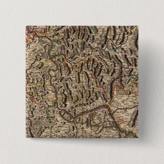 Gravierkarte des Rheintales Button (Vorderseite)