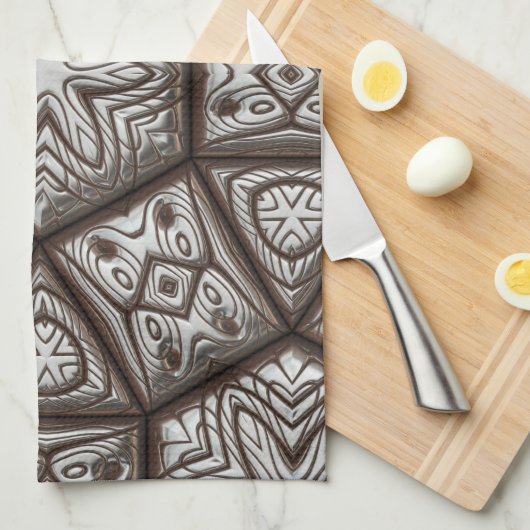 Graviert 1 Küchentücher (Viertel Falte)