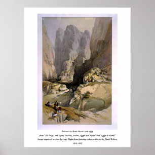 Graviert auf Stein durch Louis Haghe Poster