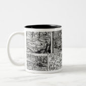 Graviert durch Robert Vaughan Zweifarbige Tasse (Links)