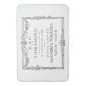 Graviert Vintage französische Kölner Kunst Badematte (Vorderseite Vertikal)