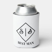 Gravierte Dosenfarben, Bachelor-Party-Geschenke Dosenkühler (Kanne Vorderseite)