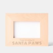 Gravierte Foto Rahmen, Weihnachtshundspass Geätzte Rahmen (Vorderseite)