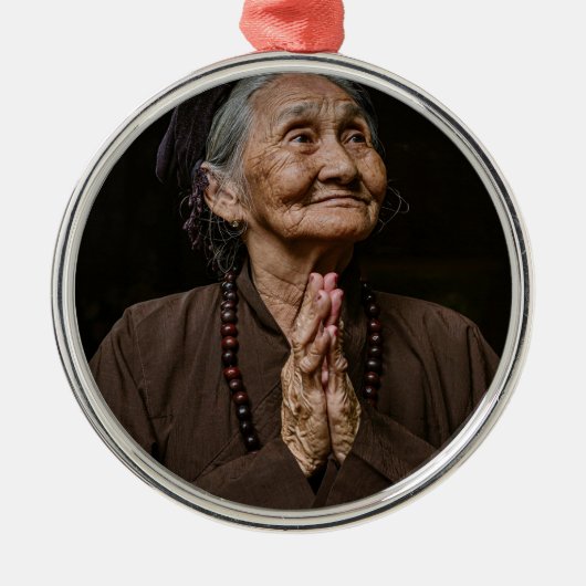 Gravierte Gedenkstätten - Personalisiert Ornament Aus Metall (Vorne)