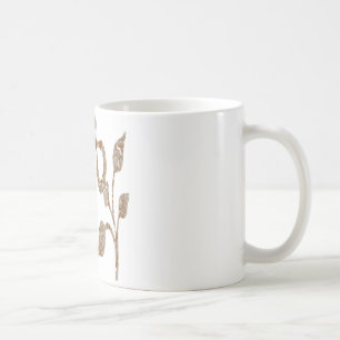 Gravierte Juwelen FUNKELN Goldn Silber Kaffeetasse