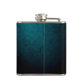 Gravierte Wildblumen Flachmann (Rückseite)