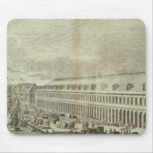 Gravierter Blick auf Sankt Petersburg 2 Mousepad