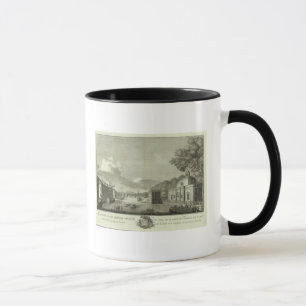 Gravierter Blick auf Sankt Petersburg Tasse