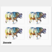 Gravitas 2010 rechteckiger aufkleber (Blatt)