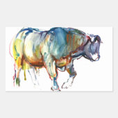 Gravitas 2010 rechteckiger aufkleber (Vorderseite)