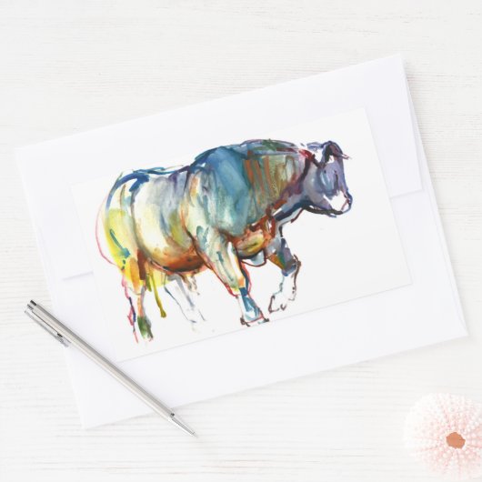 Gravitas 2010 rechteckiger aufkleber (Umschlag)