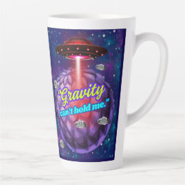 GRAVITÄT KANN MICH NICHT HALTEN MILCHTASSE