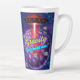 GRAVITÄT KANN MICH NICHT HALTEN MILCHTASSE