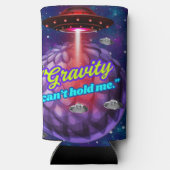 GRAVITÄT KANN MICH NICHT HALTEN SELTERS DOSENKÜHLER (Rückseite)