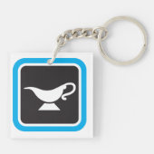 Gravitation-Symbol Schlüsselanhänger (Rückseite)