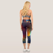 Gravitations Blueshift Capri Leggings (Rückseite)