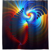 Gravitations Blueshift Duschvorhang (Vorderseite)