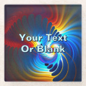 Gravitations Blueshift Glasuntersetzer (Vorderseite)