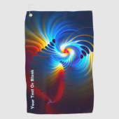 Gravitations Blueshift Golfhandtuch (Vorderseite)