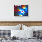 Gravitations Blueshift Leinwanddruck (Insitu (Schlafzimmer))